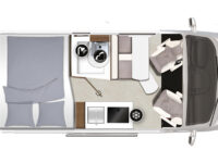 Karmann-Mobil Davis 540 Trendstyle Grundriss