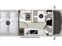 Karmann-Mobil Davis 591 Lifestyle Grundriss
