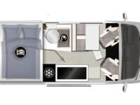 Karmann-Mobil Davis 591 Trendstyle Grundriss