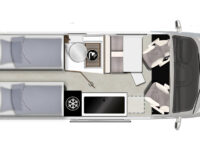 Karmann-Mobil Davis 620 Trendstyle Grundriss