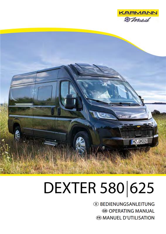 Bedienungsanleitung Dexter 580/625 DE EN FR 2025